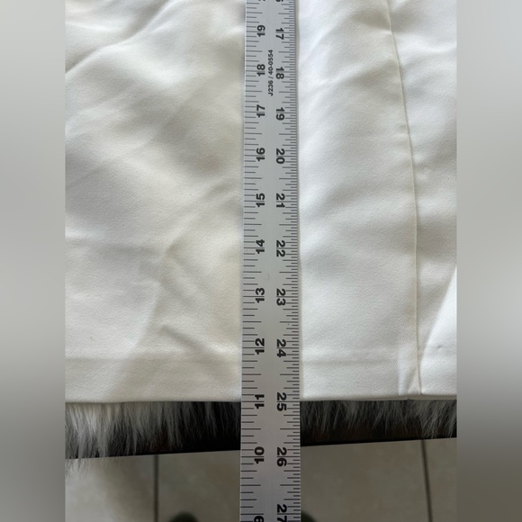 Amanda Uprichard Tia Puff Sleeve Mini Dress in White Women's Size small Bridal - Picture 6 of 10